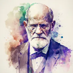 Sigmund_Freud_in_watercolour