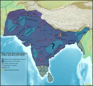 Ancient India Mauryas_map.svg