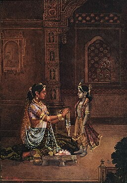 Jagadodharana Krishna with Yashoda