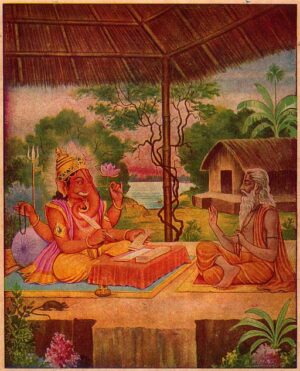 Shloka vs Mantra Ganesha write Mahabharata