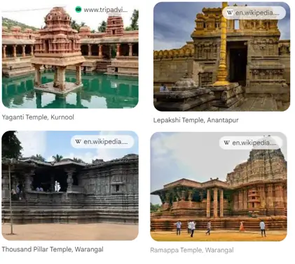 Trip to Temples in Andhra  and Telangana